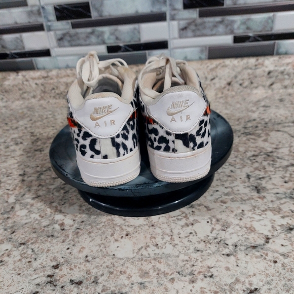 Size 7Y custom nike airforce 1 "safari" - Picture 3 of 3
